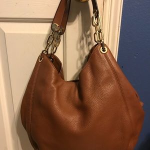 MK purse leather Fulton